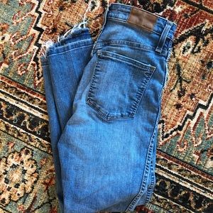 Madewell Curvy High Rose skinny jeans